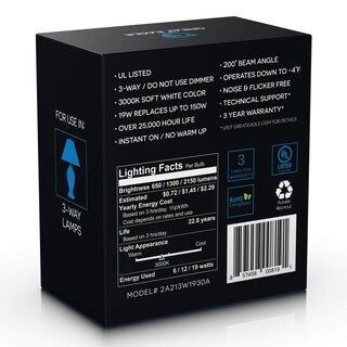 Foto 4 | Foto 4 | Bombilla Led Great Eagle 50/100/150 W Equivalente A 3000 K - Venta Internacional.