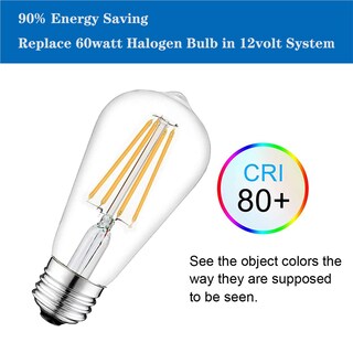Foto 7 | Foto 7 | Bombilla Led Beonllay 12 V E26 6 W 3000 K Equivalente A 60 W Paquete De 4 - Venta Internacional.
