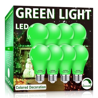 Foto 1 | Foto 1 | Bombillas Led Wiyifada A19 9 W Color Verde Regulable Paquete De 8 110 V - Venta Internacional.