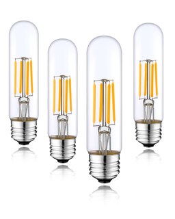 Foto 1 | Foto 1 | Bombilla Led Hunananote Si T10 6 W 2700 K 600 Lm Vintage Edison Paquete De 4 - Venta Internacional.