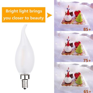Foto 5 | Foto 5 | Bombilla Led Sunaiony Candelabra 2 W 4000 K 200 Lm E12 Regulable Paquete De 6 - Venta Internacional.