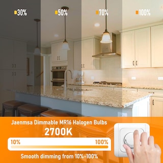 Foto 2 | Foto 2 | Bombillas Halógenas Jaenmsa Mr16 50 W 12 V Gu5.3 Regulables Paquete De 12 - Venta Internacional.