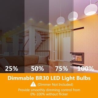 Foto 4 | Foto 4 | Bombillas Led Daybetter Br30 9 W 800 Lm 2700 K Regulables Paquete De 6 - Venta Internacional.