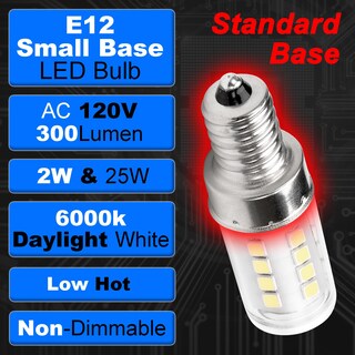 Foto 5 | Foto 5 | Bombillas Led Decorativas Para Candelabro Hylroe 2 W 300 Lm E12 6000 K Paquete De 4 - Venta Internacional.