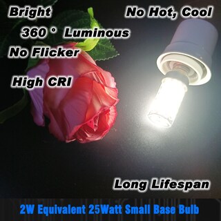 Foto 6 | Foto 6 | Bombillas Led Decorativas Para Candelabro Hylroe 2 W 300 Lm E12 6000 K Paquete De 4 - Venta Internacional.