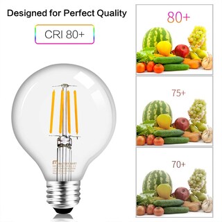 Foto 3 | Foto 3 | Bombilla Led Mastery Mart G25 Globe 5 5 W 2700 K Color Blanco Suave Paquete De 6 - Venta Internacional.