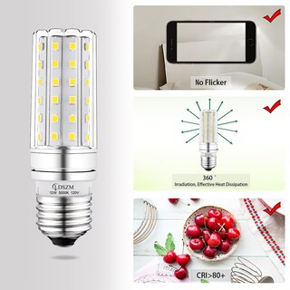 Foto 5 | Foto 5 | Bombilla Led Ldszm De 12 W 1200 Lm 5000 K E26 No Regulable Paquete De 4 - Venta Internacional.