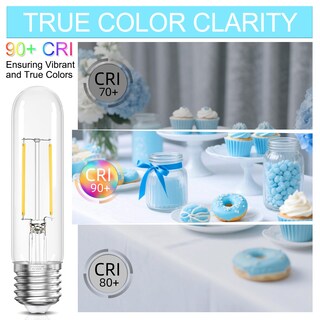Foto 6 | Foto 6 | Bombilla Led Gvvoohome Tubular T10 4 W 4000 K 400 Lm Regulable Paquete De 6 - Venta Internacional.