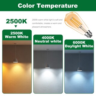 Foto 4 | Foto 4 | Bombilla Led Procrus St19 Vintage De 2 5 W E26 2500 K Blanco Cálido Paquete De 6 - Venta Internacional.