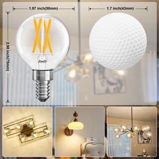 Foto 4 | Foto 4 | Bombillas Led Blingcolor Regulables E12 6 W 600 Lm 3000 K (paquete De 6) - Venta Internacional.