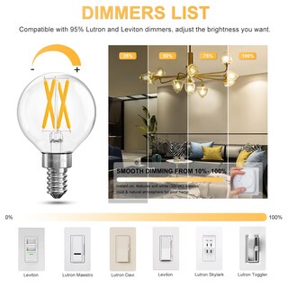 Foto 5 | Foto 5 | Bombillas Led Blingcolor Regulables E12 6 W 600 Lm 3000 K (paquete De 6) - Venta Internacional.