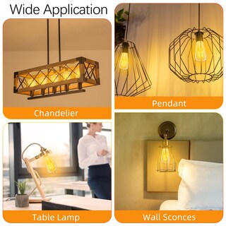 Foto 7 | Foto 7 | Bombillas Led Edison Gvvoohome E26 6 W 600 Lm 2700 K Regulables Paquete De 10 - Venta Internacional.