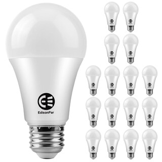 Foto 1 | Foto 1 | Bombillas Led Edisonpar A19 9 W 950 Lm 2700 K E26 Paquete De 16 - Venta Internacional.