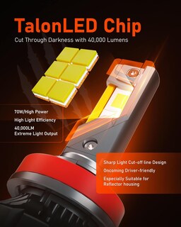 Foto 2 | Foto 2 | Bombillas Led Luxster Punisher 2024 H1 40 000 Lúmenes 6000 K Paquete De 2 - Venta Internacional.