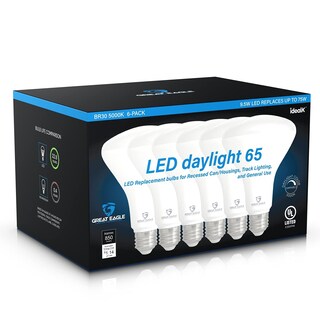 Foto 3 | Foto 3 | Bombilla Led Great Eagle Br30 9 5 W (75 W) 850 Lm 5000 K Paquete De 6 - Venta Internacional.