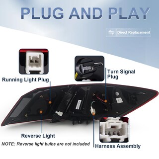 Foto 3 | Foto 3 | Conjunto De Luces Traseras Kuiperauto Led Para Honda Accord 2013-2015 - Venta Internacional.