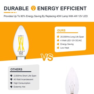 Foto 4 | Foto 4 | Bombillas Led Tokcon 12 V Candelabro E12 4 W 5000 K Luz Diurna - Venta Internacional.