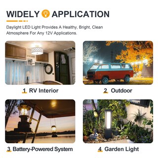 Foto 5 | Foto 5 | Bombillas Led Tokcon 12 V Candelabro E12 4 W 5000 K Luz Diurna - Venta Internacional.