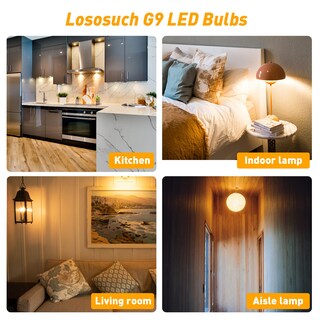 Foto 6 | Foto 6 | Bombillas Led Lososuch G9 Regulables De 3 W (30 W 25 W 20 W Halógenas) Paquete De 4 - Venta Internacional.