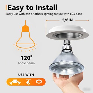 Foto 6 | Foto 6 | Bombilla Halógena Para Reflectores Misdood Par38 90 W 120 V Blanco Cálido - Venta Internacional.