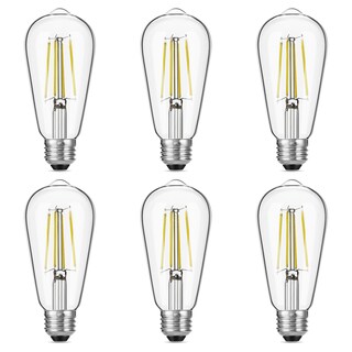 Foto 1 | Foto 1 | Paquete De 6 Bombillas Led Gozelux Vintage Edison 6 W 5000 K Regulables E26 - Venta Internacional.