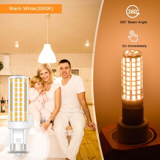 Foto 6 | Foto 6 | Bombilla Led Brolskun Regulable G9 8 W 3000 K Blanco Cálido (paquete De 3) - Venta Internacional.