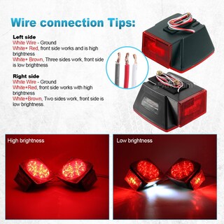 Foto 4 | Foto 4 | Kit De Luces Para Remolque Partsam Sumergibles Para Menos De 80 Led Con Cable - Venta Internacional.