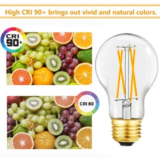 Foto 5 | Foto 5 | Bombilla Led Homosum A19 Vintage 6 W 3000 K 600 Lm 90 Cri Paquete De 6 - Venta Internacional.