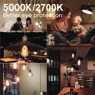 Foto 7 | Foto 7 | Bombillas Led H&d Home Interchanges Edison 6 W 2700 K Paquete De 12 Unidades - Venta Internacional.