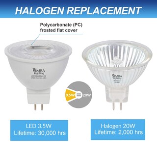 Foto 6 | Foto 6 | Bombilla Led Simba Lighting Mr16 3 5 W 12 V (paquete De 10) - Venta Internacional.