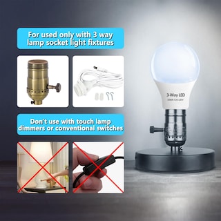 Foto 3 | Foto 3 | Bombillas Led Wiyifada De 3 Vías 5000 K Luz Diurna Paquete De 4 - Venta Internacional.