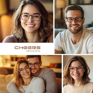 Foto 4 | Foto 4 | Gafas De Lectura Cheers Devices Con Bloqueo De Luz Azul 1.0x - Venta Internacional.