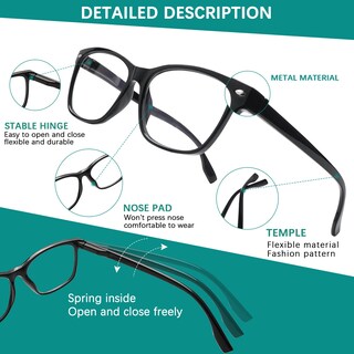 Foto 2 | Foto 2 | Gafas De Lectura Videbla Progressive Multifocus 2.75 (paquete De 3) - Venta Internacional.