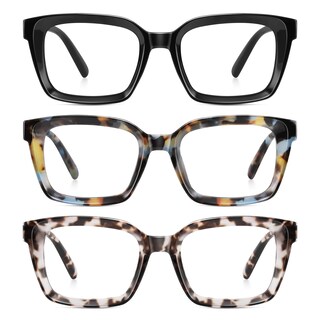 Foto 1 | Foto 1 | Gafas De Lectura Xvxv Con Resorte Que Bloquean La Luz Azul Paquete De 3 - Venta Internacional.