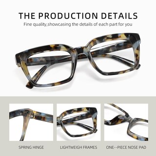 Foto 5 | Foto 5 | Gafas De Lectura Xvxv Con Resorte Que Bloquean La Luz Azul Paquete De 3 - Venta Internacional.