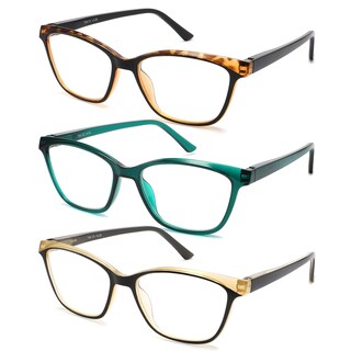 Foto 1 | Foto 1 | Gafas De Lectura Startonyou Para Mujer Paquete De 3 Unidades Color Azul Claro Y 2 5 Dioptrías - Venta Internacional.