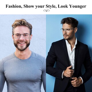 Foto 2 | Foto 2 | Gafas De Lectura Lcbestbro Business Blue Light Blocking 1.5 - Venta Internacional.