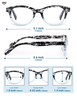 Foto 4 | Foto 4 | Gafas De Lectura Jolisu Paquete De 5 Lectores Que Bloquean La Luz Azul 1 50 - Venta Internacional.
