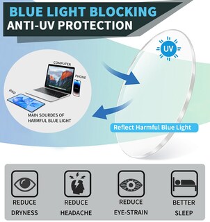 Foto 4 | Foto 4 | Gafas De Lectura Readiteasy 2.5 Para Hombre Con Bloqueo De Luz Azul X3 - Venta Internacional.