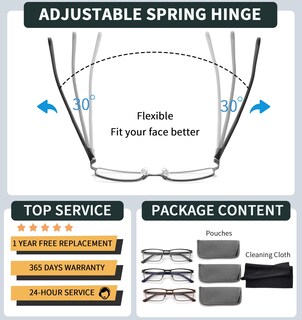 Foto 5 | Foto 5 | Gafas De Lectura Readiteasy 2.5 Para Hombre Con Bloqueo De Luz Azul X3 - Venta Internacional.