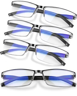 Foto 7 | Foto 7 | Gafas De Lectura Yayglasz Para Hombre Estilo Clásico +2.00 (paquete De 4) - Venta Internacional.