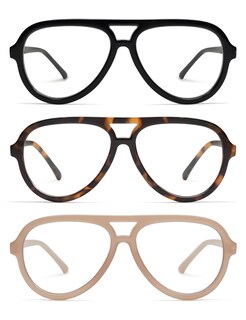 Foto 1 | Foto 1 | Gafas De Lectura Amomoma Retro Aviator Blue Light 1.5x Paquete De 3 - Venta Internacional.