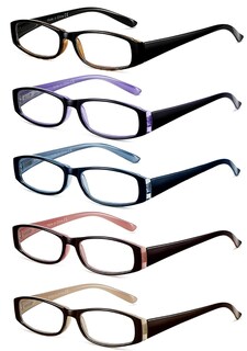 Foto 1 | Foto 1 | Gafas De Lectura Soctick Con Bloqueo De Luz Azul Paquete De 5 Unidades 1 50 - Venta Internacional.