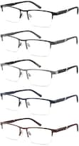 Gafas De Lectura Rdgnbu Con Filtro De Luz Azul  Paquete De 5 Unidades  Para Hombre - Venta Internacional.