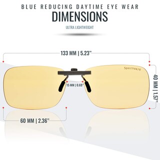 Foto 4 | Foto 4 | Gafas Con Clip Spectra479 Que Bloquean La Luz Azul Día Y Noche - Venta Internacional.