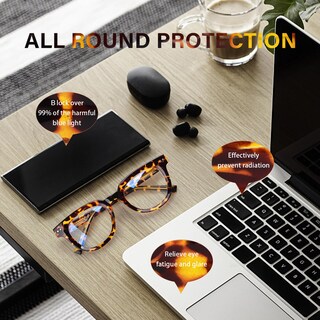 Foto 3 | Foto 3 | Gafas De Bloqueo De Luz Azul Optofendy De Gran Tamaño Para Mujer - Venta Internacional.
