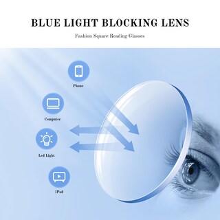 Foto 6 | Foto 6 | Gafas De Lectura Resjok Oprah Para Mujer Con Bloqueo De Luz Azul - Venta Internacional.