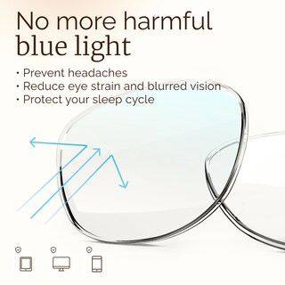 Foto 6 | Foto 6 | Gafas De Bloqueo De Luz Azul Miyya Con Funda Protectora - Venta Internacional.