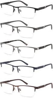 Foto 1 | Foto 1 | Gafas De Lectura Rdgnbu Con Filtro De Luz Azul Paquete De 5 Unidades Para Hombre - Venta Internacional.