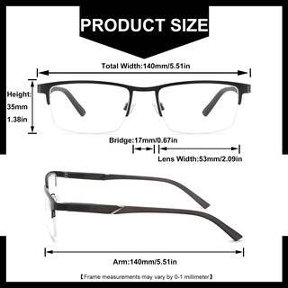 Foto 3 | Foto 3 | Gafas De Lectura Rdgnbu Con Filtro De Luz Azul Paquete De 5 Unidades Para Hombre - Venta Internacional.